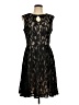 London Style 100% Polyester Black Cocktail Dress Size 12 - photo 1