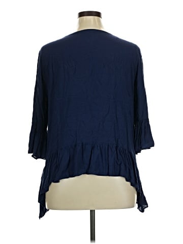 Simply Vera Vera Wang 3/4 Sleeve Blouse (view 2)