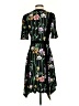 BCBGMAXAZRIA Floral Black Casual Dress Size S - photo 2