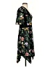 BCBGMAXAZRIA Floral Black Casual Dress Size S - photo 4