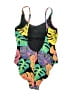 J.Crew Print Black One Piece Swimsuit Size 10 - photo 2