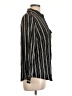 H&M Stripes Black Long Sleeve Button-Down Shirt Size 12 - photo 4