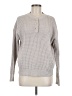 Shein 100% Polyester Houndstooth Gray Pullover Sweater Size 6 - photo 1