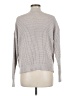 Shein 100% Polyester Houndstooth Gray Pullover Sweater Size 6 - photo 2