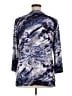 JM Collection Blue 3/4 Sleeve Blouse Size XL - photo 2