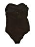 Jantzen Solid Brown One Piece Swimsuit Size 16 - photo 2