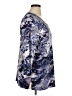 JM Collection Blue 3/4 Sleeve Blouse Size XL - photo 4