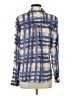 Rails 100% Rayon Plaid Blue Long Sleeve Blouse Size S - photo 2