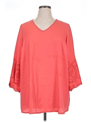 Roaman's 3/4 Sleeve T-Shirt (view 1)