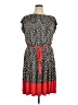 Studio 1 Chevron-herringbone Red Casual Dress Size XL - photo 1