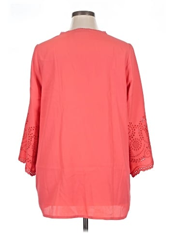 Roaman's 3/4 Sleeve T-Shirt (view 2)