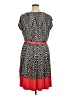 Studio 1 Chevron-herringbone Red Casual Dress Size XL - photo 2