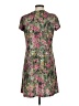 Assorted Brands 100% Polyester Tropical Green Casual Dress Size M - photo 2