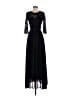 Miusol 100% Polyester Black Cocktail Dress Size S - photo 1