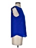 Monteau Blue Sleeveless Blouse Size S - photo 4