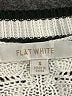 Flat White 100% Cotton Ivory Pullover Sweater Size S - photo 7