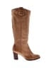 Coach 100% Leather Tan Boots Size 6 1/2 - photo 1