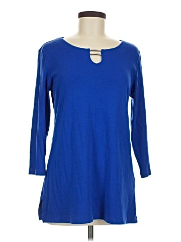Karen Scott 3/4 Sleeve Top (view 1)