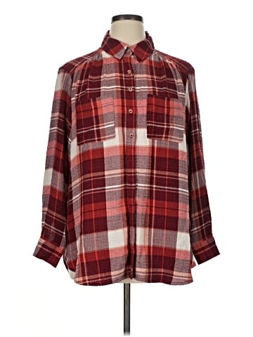 Pilcro Long Sleeve Button-Down Shirt (view 1)