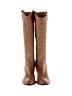 Coach 100% Leather Tan Boots Size 6 1/2 - photo 2