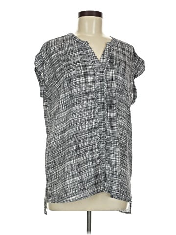 Worthington Short Sleeve Blouse (view 1)