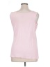 Basic Editions 100% Cotton Pink Sleeveless T-Shirt Size XL - photo 2