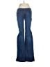 7 For All Mankind Hearts Blue Jeans Size 27 waist - photo 1