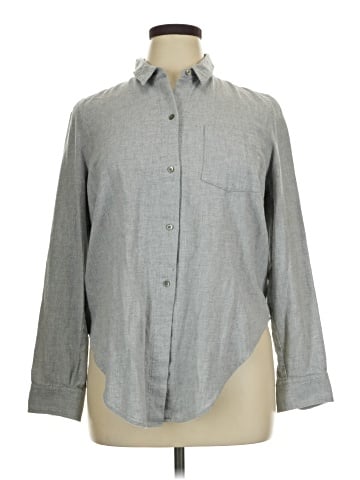 Madewell Long Sleeve Button-Down Shirt (view 1)