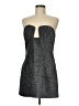 H&M Metallic Silver Cocktail Dress Size M - photo 1