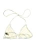 Triangl Print Gold Swimsuit Top Size XL - photo 2