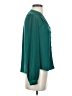 Hobbs London 100% Polyester Teal Long Sleeve Blouse Size 4 - photo 4