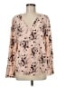 Chelsea28 100% Polyester Tan Long Sleeve Blouse Size M - photo 1