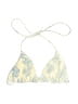 Triangl Print Gold Swimsuit Top Size XL - photo 1