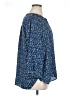 Jachs Girlfriend 100% Polyester Blue 3/4 Sleeve Blouse Size XL - photo 4