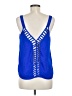 Charlotte Russe Blue Sleeveless Top Size M - photo 2