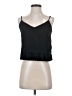 French Connection 100% Polyester Black Sleeveless Top Size S - photo 1