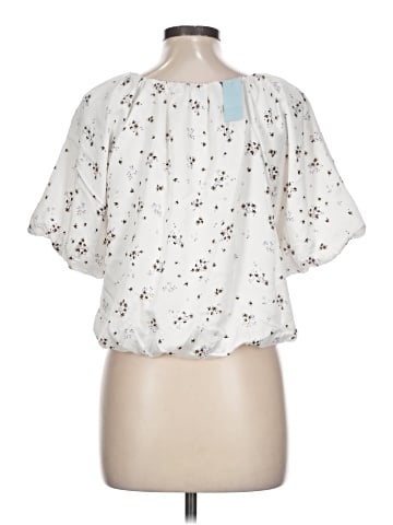 Ann Taylor Short Sleeve Blouse (view 2)