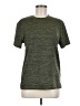 Adidas 100% Polyester Tweed Green Active T-Shirt Size 32 - photo 1