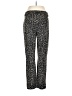 CAbi Animal Print Black Casual Pants Size 10 - photo 2