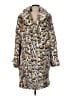 Assorted Brands Animal Print Gold Coat Size M - photo 1