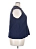 Torrid 100% Cotton Blue Sleeveless Blouse Size 2X Plus (2) - photo 4