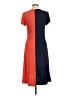 Tory Burch Color Block Blue Casual Dress Size L - photo 2