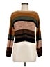 Full Circle Collection 100% Acrylic Color Block Brown Pullover Sweater Size M - photo 1