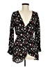 Blue Life Black Long Sleeve Blouse Size M - photo 1