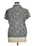White Stag Paisley Gray Short Sleeve Blouse Size XL - photo 2