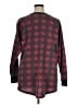 Torrid Checkered-gingham Burgundy Pullover Sweater Size 1X Plus (1) - photo 2