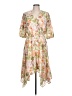 Assorted Brands 100% Polyester Floral Ivory Cocktail Dress Size L - photo 1