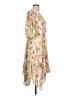 Assorted Brands 100% Polyester Floral Ivory Cocktail Dress Size L - photo 4