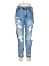 Tinseltown Hearts Blue Jeans Size 13 - photo 1