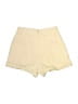 Shein 100% Polyester Solid Ivory Shorts Size 2 - photo 2